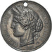 Frankrijk, Medaille, Offert par Mr de Cormette, Conseiller Général, Politics