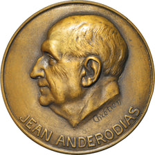 France, Medal, Jean Anderodias,, Medicine, Chrétien, MS(63), Bronze