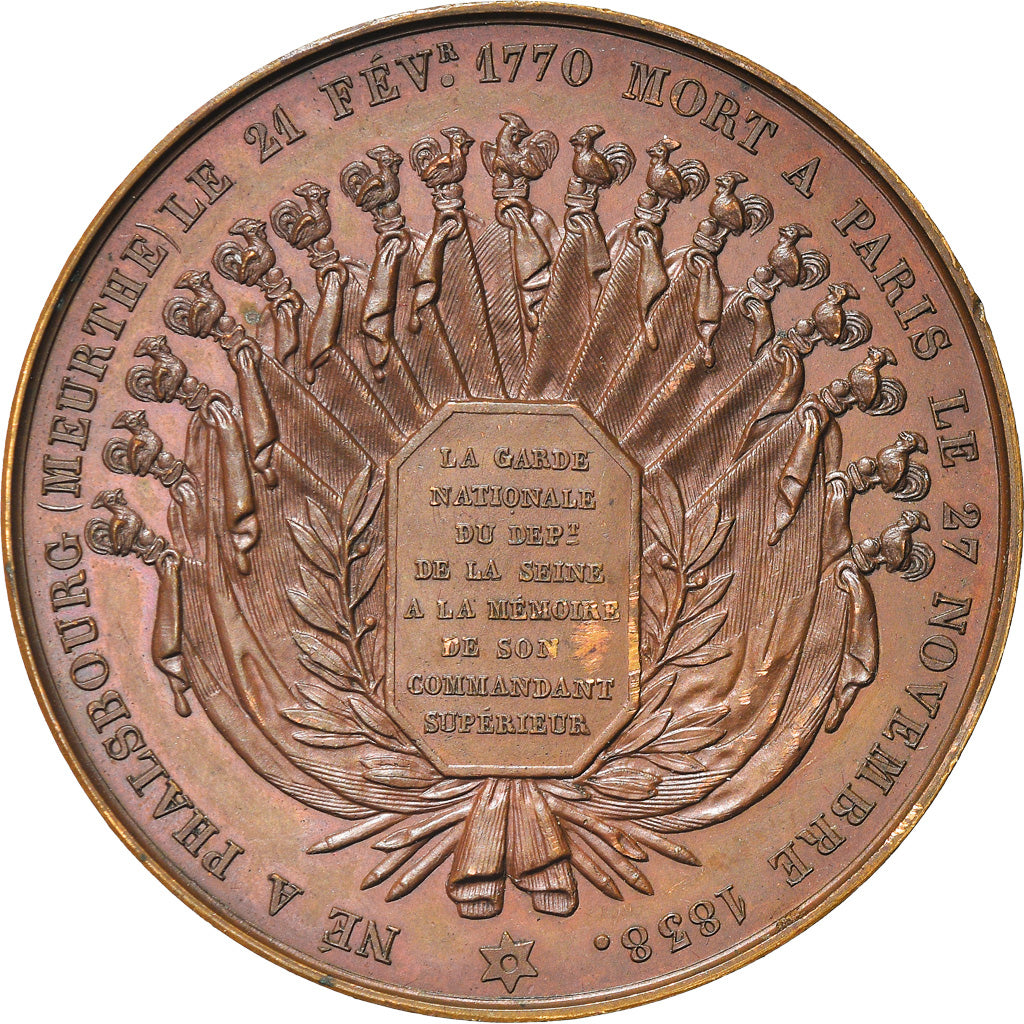 France, Medal, Louis Philippe I, Général Mouton, Comte de Lobau, History