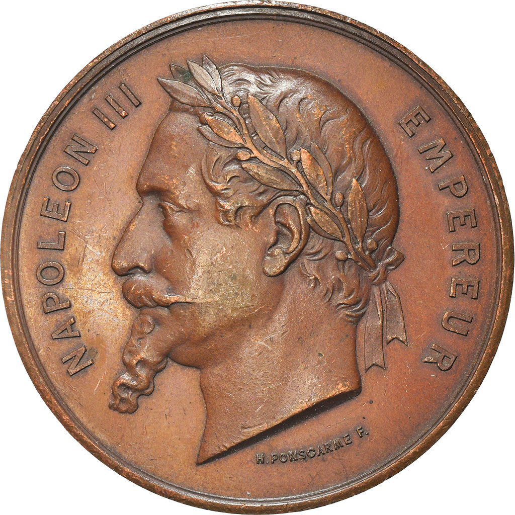 France, Medal, Exposition universelle de Paris, 1867, Ponscarme, EF(40-45)