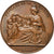 Francia, medalla, Napoléon III,  Pupilles de la Marine, 1862, Barre, MBC+