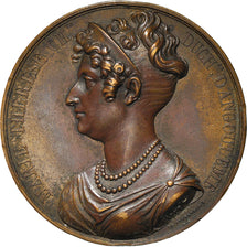 Francia, medalla, Louis XVIII, Visite des Champs Vendéens par la Duchesse
