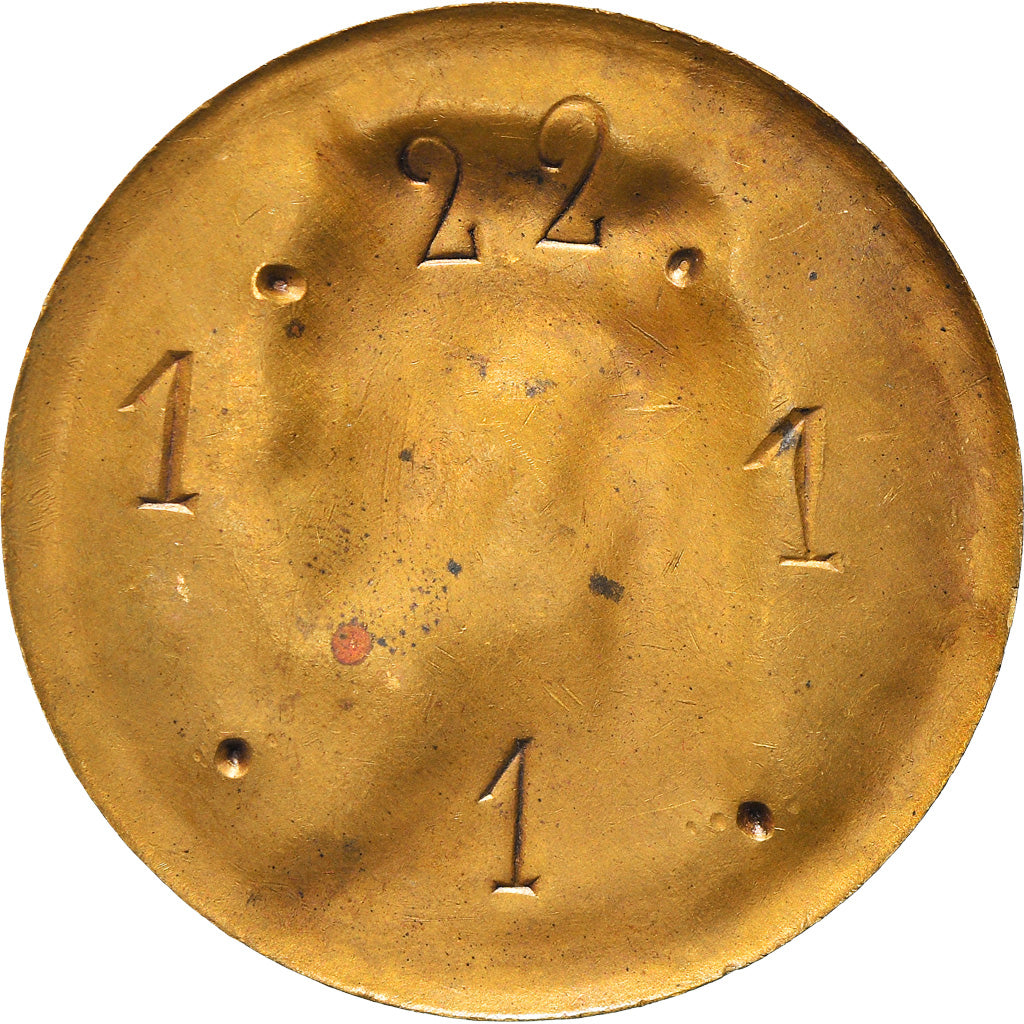 France, Medal, Eugénie, Impératrice, Uniface, 1870, Bovy, MS(60-62), Bronze