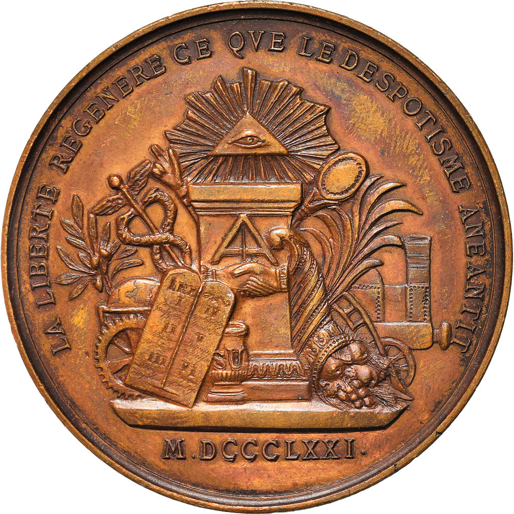 France, Medal, Troisième République, Politics, Society, War, 1871, Schmitt