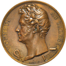 France, Medal, Musique, Mort de Boieldieu, 1875, Barre, MS(60-62), Bronze