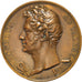 France, Medal, Musique, Mort de Boieldieu, 1875, Barre, MS(60-62), Bronze