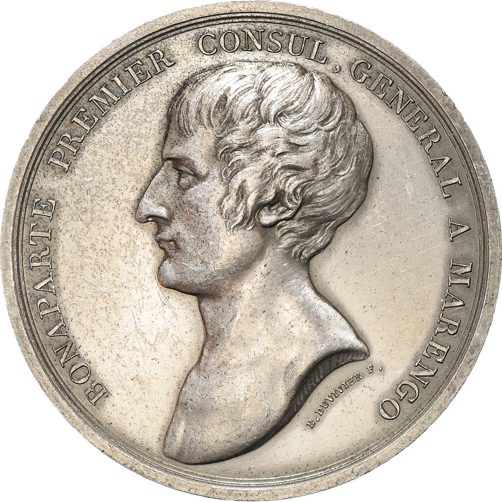 France, Medal, Napoléon Bonaparte, Paix de Lunéville, History, 1972, Duvivier