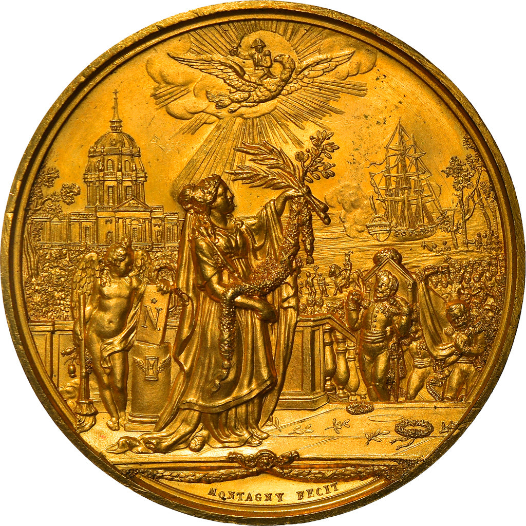 France, Médaille, Retour des Cendres de Napoléon Ier aux Invalides, History