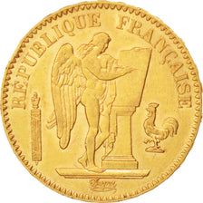 France, Génie, 20 Francs, 1871, Paris, SUP, Or, KM:825, Gadoury:1063
