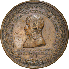 Francia, medalla, Napoléon Bonaparte, Bataille de Marengo (1800), History