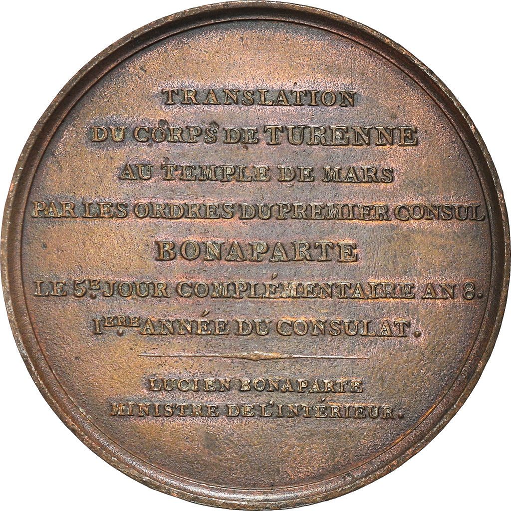 Frankrijk, Medaille, Napoléon Bonaparte, Translation du Corps de Turenne