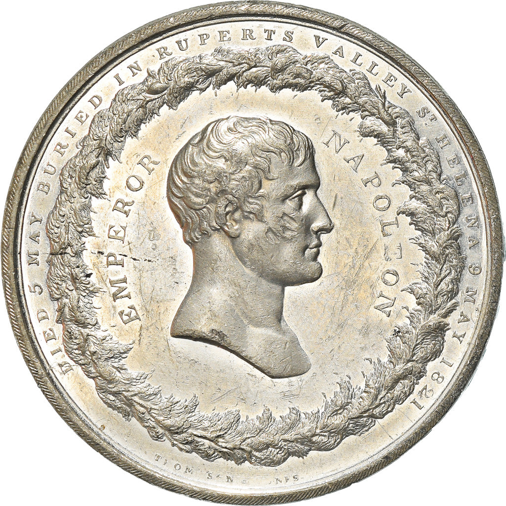 Zjednoczone Królestwo Wielkiej Brytanii, Medal, Georges IV, Death of Napoleon