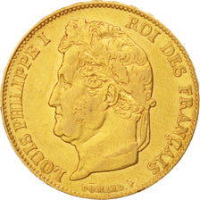 France, Louis-Philippe, 20 Francs, 1838, Paris, TTB+, Or, KM:750.1, Gadoury:1031