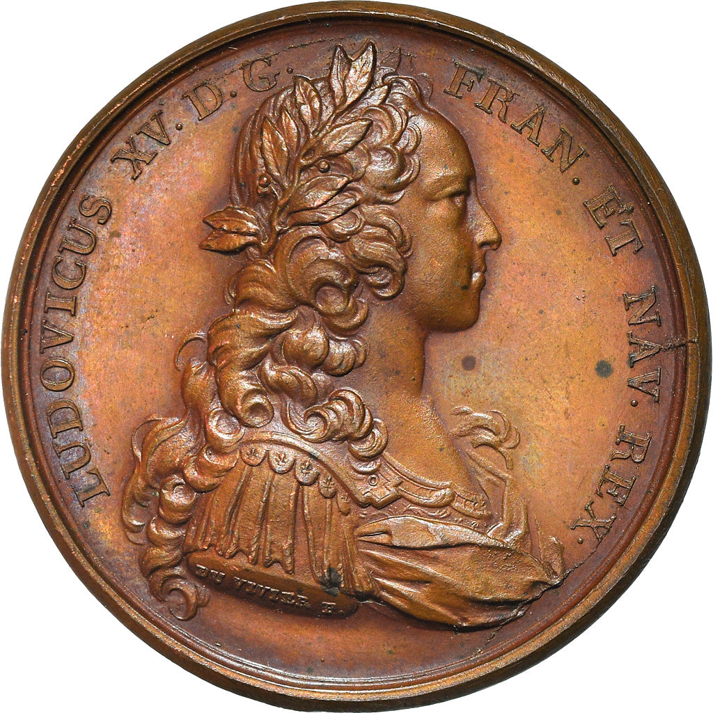France, Médaille, Louis XV, Rétablissement de la Santé du Roi, History, 1721