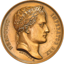 France, Medal, Napoleon Ier , Bataille de Preuss Eylau, 1807, Andrieu, Restrike