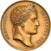 France, Medal, Napoleon Ier , Bataille de Preuss Eylau, 1807, Andrieu, Restrike