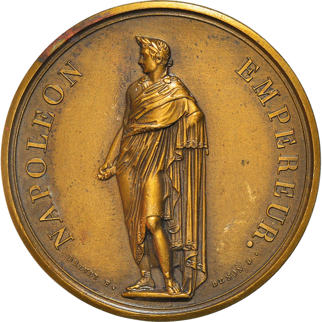 France, Medal, Napoléon Ier, En l'An XII, le Code Civil est Décrété, Denon