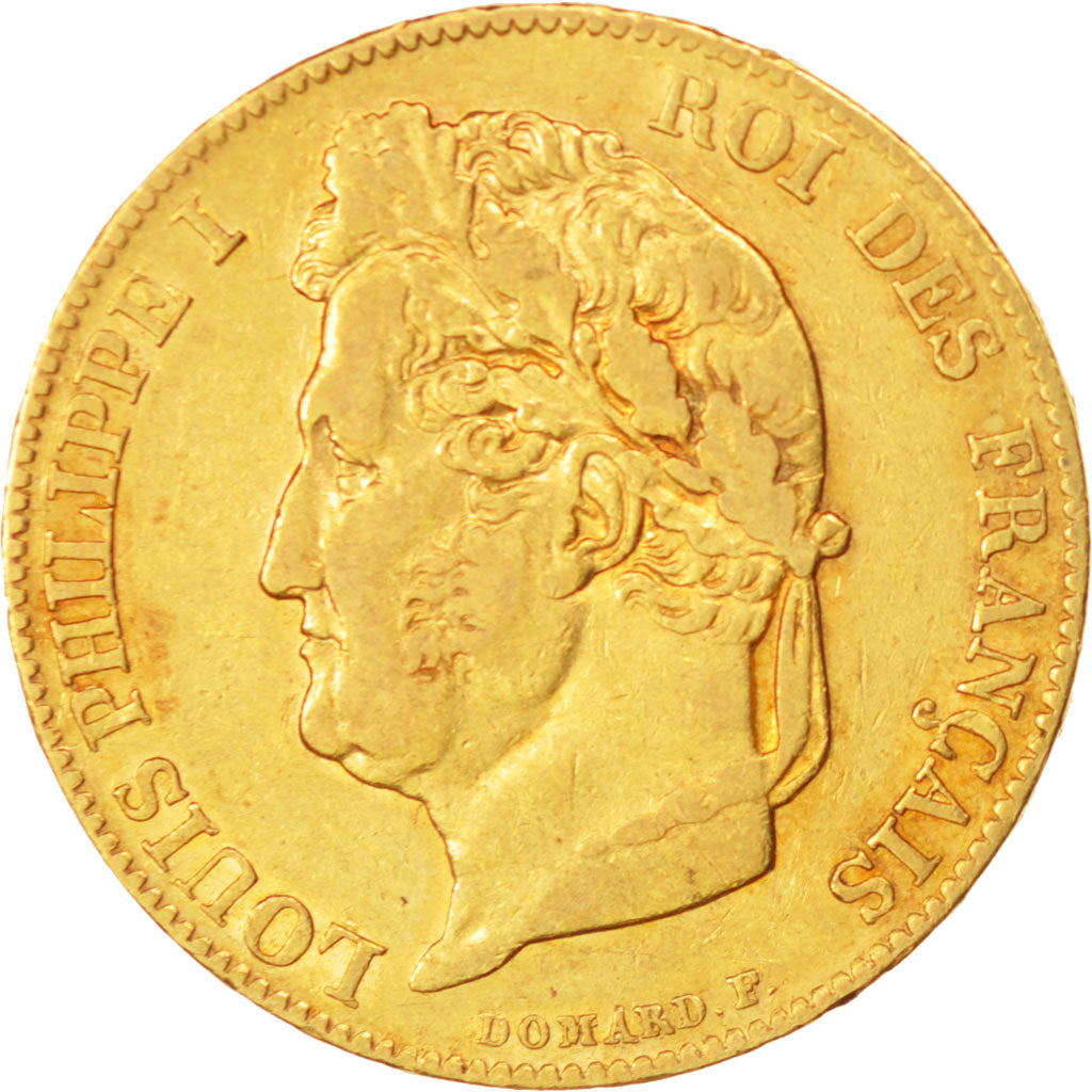 Frankreich, Louis-Philippe, 20 Francs, 1840, Paris, EF(40-45), Gold, KM:750.1