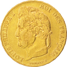 France, Louis-Philippe, 20 Francs,1840,Paris,VF(30-35),Gold,KM:750.1,Gadoury1031