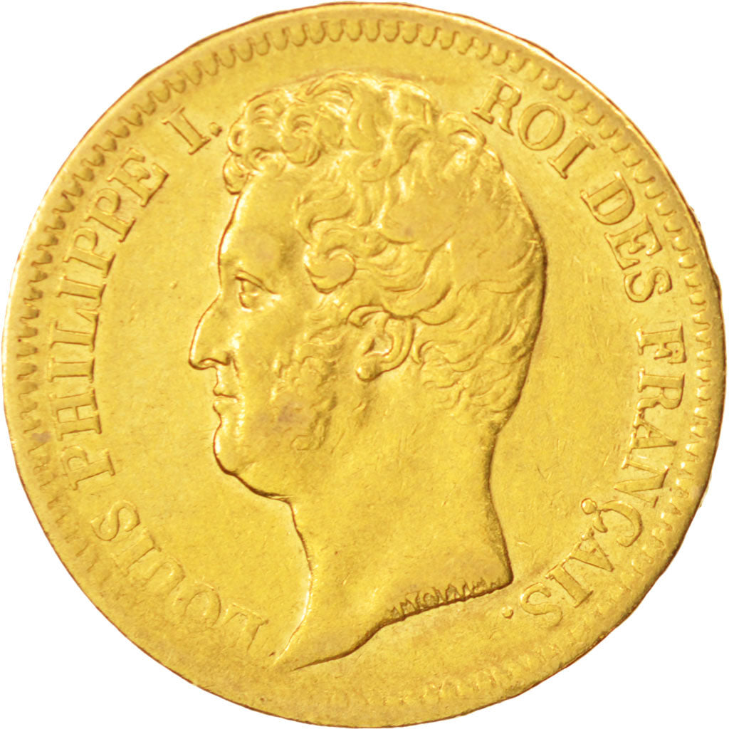 France, Louis-Philippe, 20 Francs, 1831, Paris, VF(30-35), Gold, KM:746.1