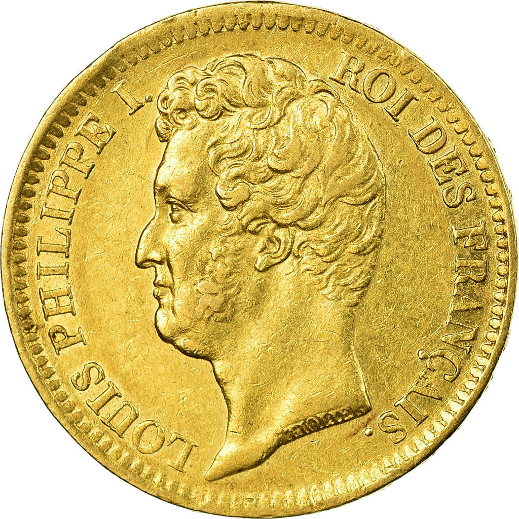 Munten, Frankrijk, Louis-Philippe, 20 Francs, 1831, Paris, ZF+, Goud, KM:746.1