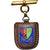 França, Campagne Rhin et Danube, Medal, Qualidade Excelente, Latão, 37
