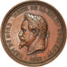 France, Medal, Napoléon III, Visite de la Chambre de Commerce de Lille, 1867