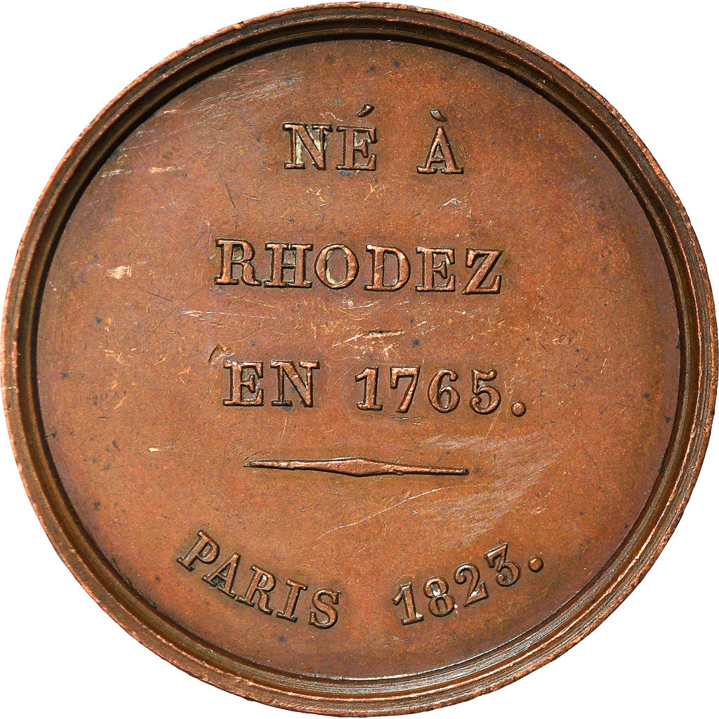 Frankreich, Medaille, Denis de Frayssinous, History, 1823, Peuvrier, SS+, Kupfer