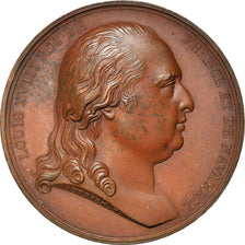 Francja, Medal, Entrée de Louis XVIII à Paris, Historia, 1814, Andrieu