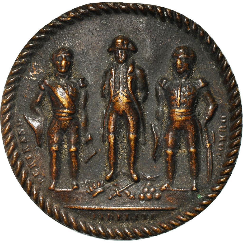 France, Médaille, Duroc et Bertrand, Fidélité à Napoléon Ier, History, TTB