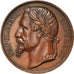 Francia, medaglia, Napoléon III, Prix Gemond, Society, 1869, BB+, Rame
