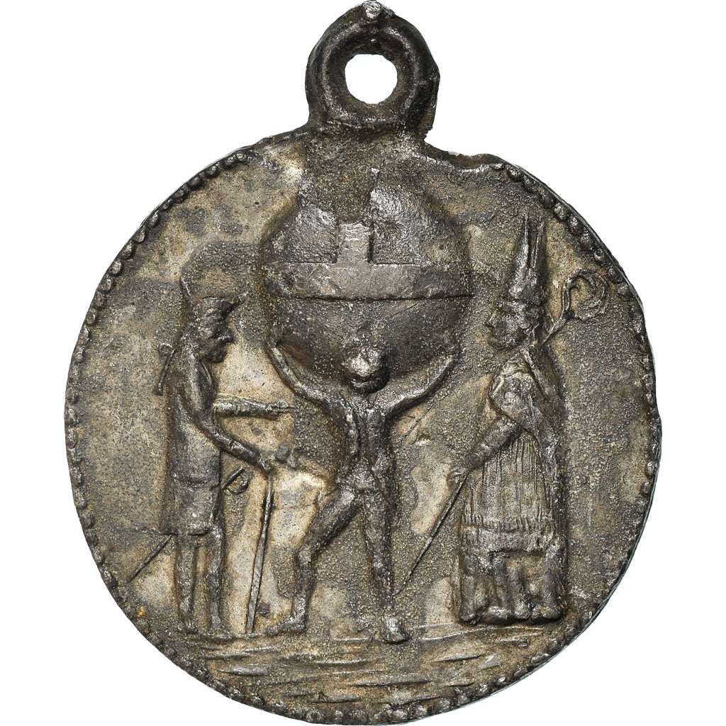 Frankrijk, Medaille, Vive la Nation et le Roi, History, 1789, ZF+, Tin