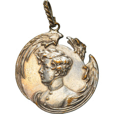 France, Médaille, Napoléon II l'Aiglon, History, TB+, Silvered bronze