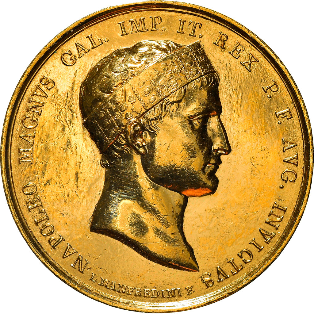 France, Médaille, Napoléon, Bataille de Wagram, History, 1809, Manfredini