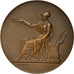 Francia, medalla, Tribunal de Commerce de Calais, Justice, 1954, Brenet, EBC+