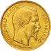 France, Napoleon III, 20 Francs, 1852, Paris, AU(55-58), Gold,KM 774,Gadoury1060