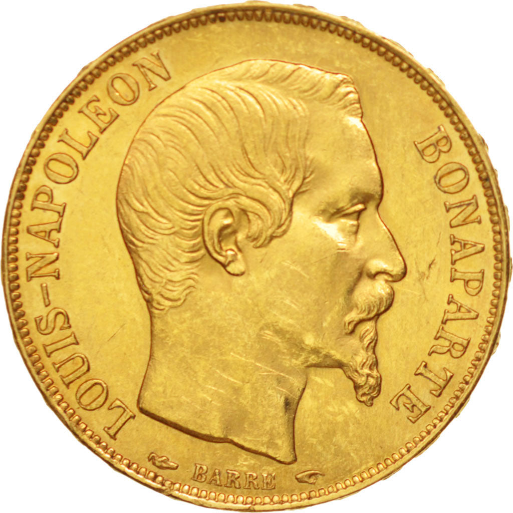Francia, Napoleon III, Napoléon III, 20 Francs, 1852, Paris, SPL-, Oro, KM:7...