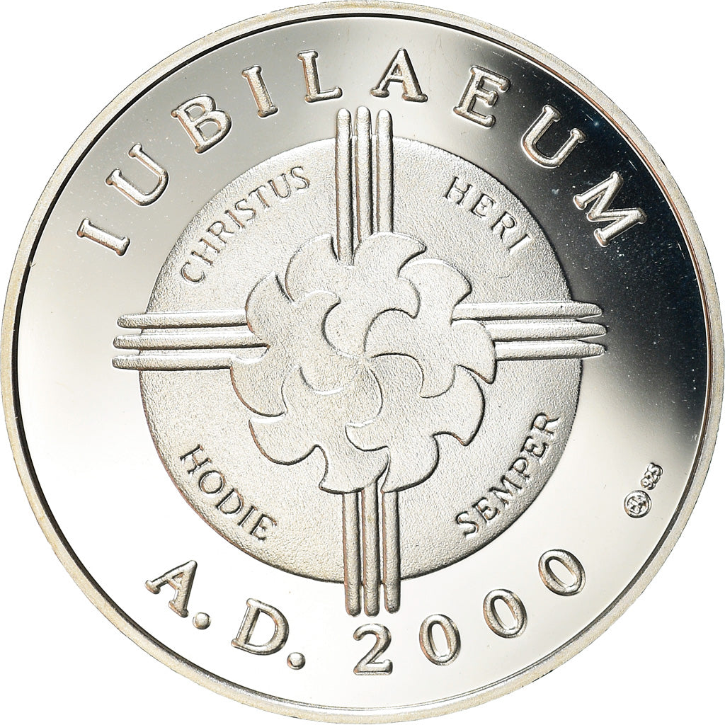 Italy, Medal, Iubilaeum, Religions & beliefs, 2000, MS(65-70), Silver