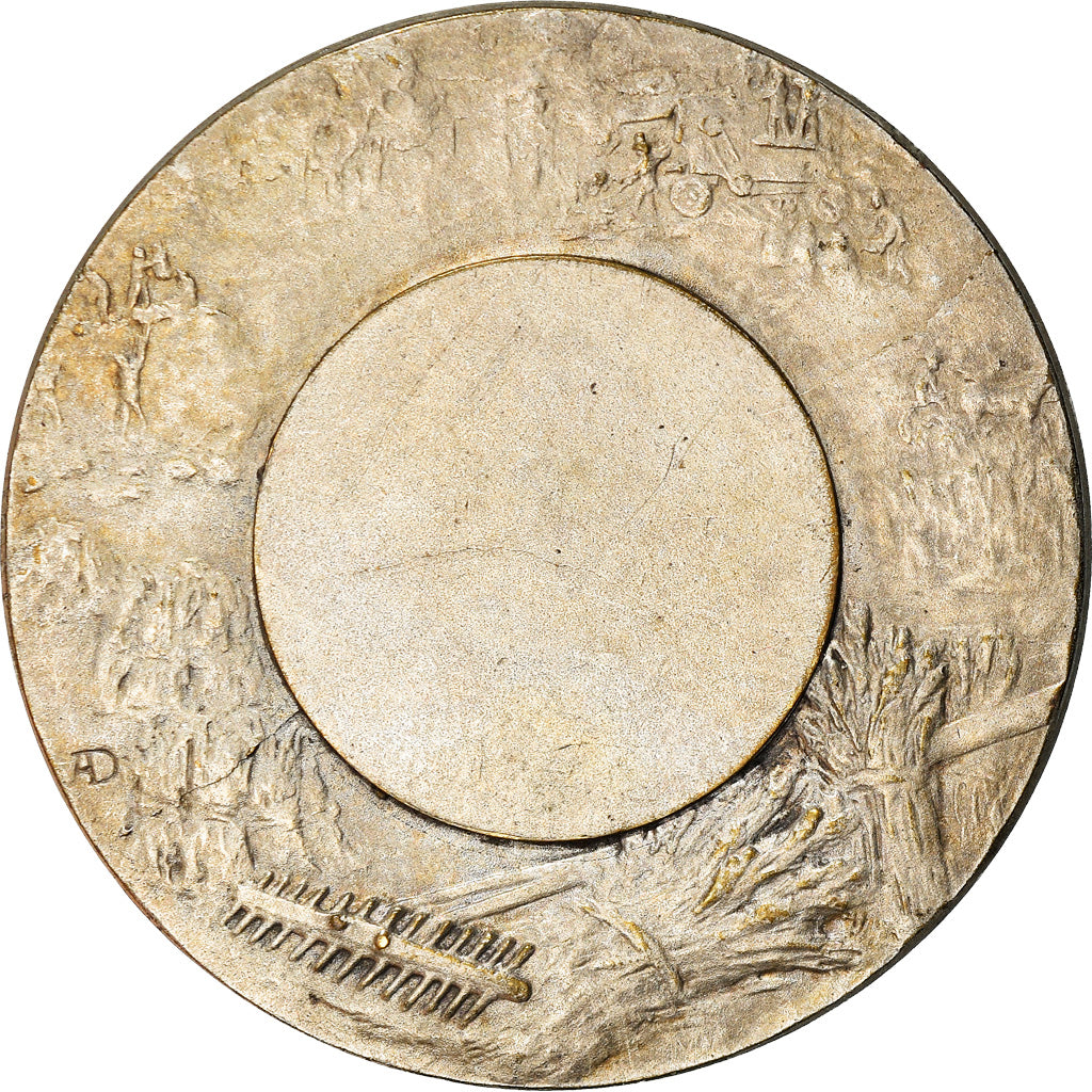 França, Medal, Art Nouveau, Agriculture, Le Semeur, Rasumny, AU(50-53), Bronze