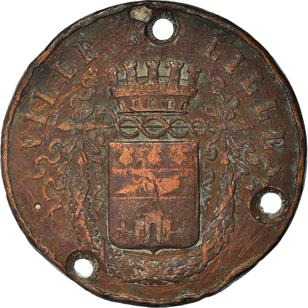France, Médaille, Ville de Lille, B, Bronze