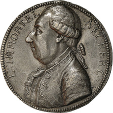 France, Médaille, Necker, Père du Peuple, History, 1789, TTB+, Tin