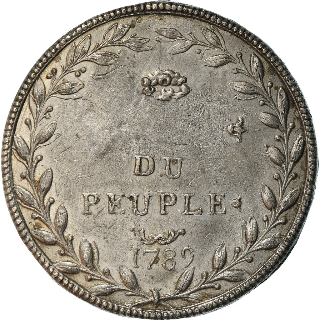France, Médaille, Necker, Père du Peuple, History, 1789, TTB+, Tin