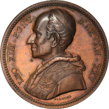 Vatican, Medal, Léon XIII, Religions & beliefs, Anno XXV, Bianchi, MS(60-62)
