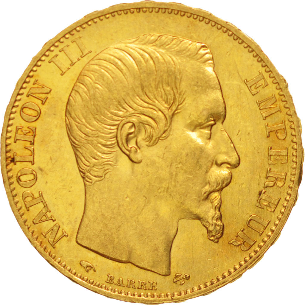 France, Napoléon III, 20 Francs, 1855, Paris, SUP, Or, KM:781.1, Gadoury 1061