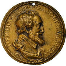 Francja, Medal, Henri IV, Renouvellement du Traité avec la Suisse, Fonte