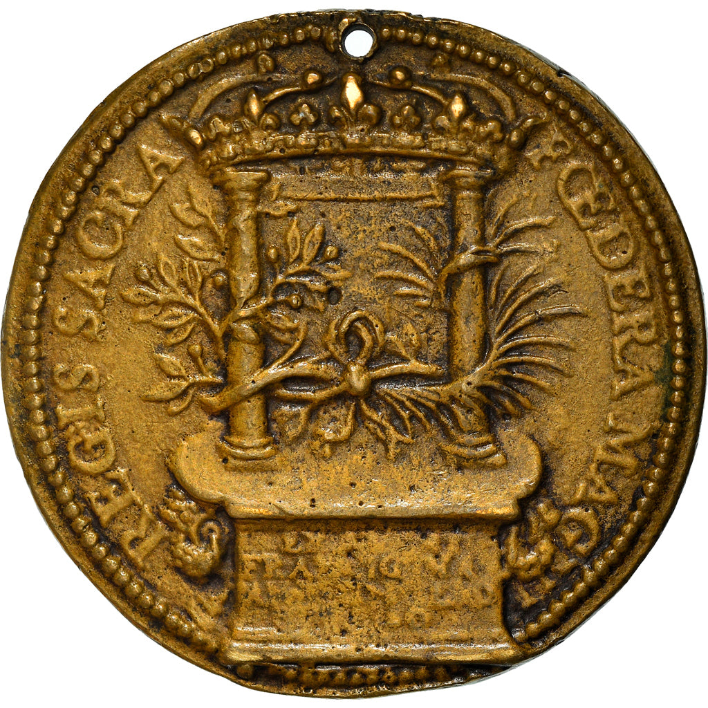 Francja, Medal, Henri IV, Renouvellement du Traité avec la Suisse, Fonte