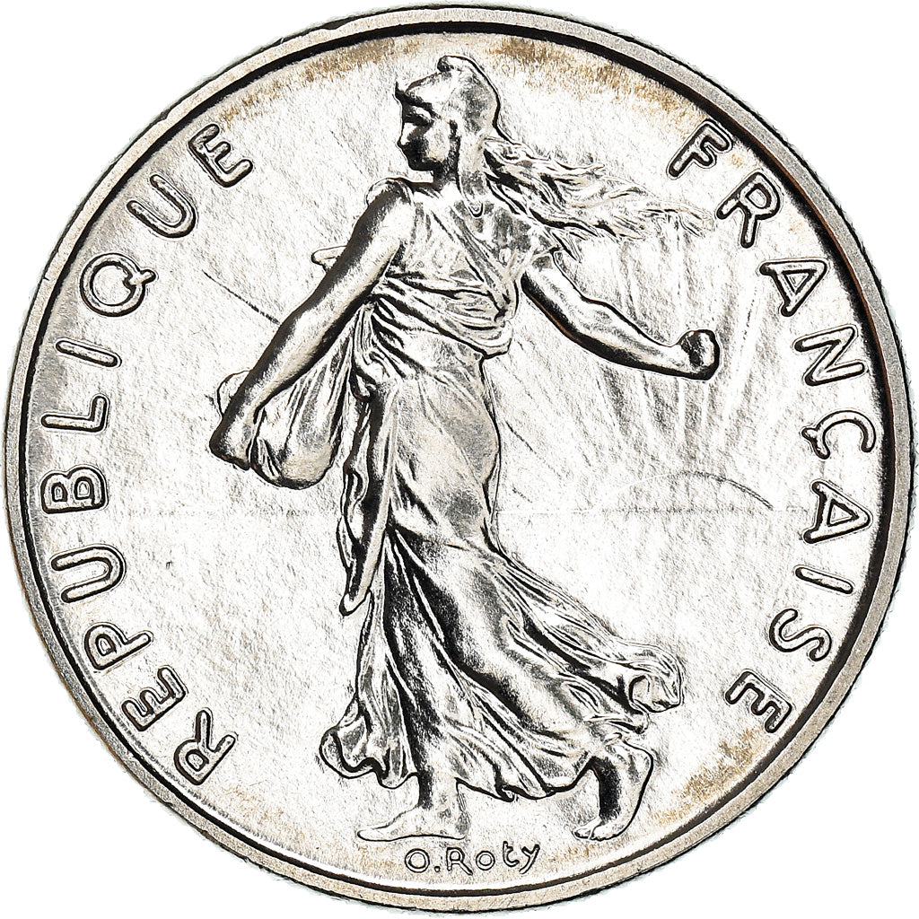 Coin, France, Semeuse, 1/2 Franc, 1982, Paris, MS(65-70), Nickel, KM:931.1