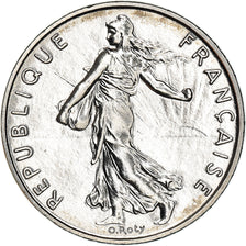 Coin, France, Semeuse, 1/2 Franc, 1982, Paris, MS(65-70), Nickel, KM:931.1