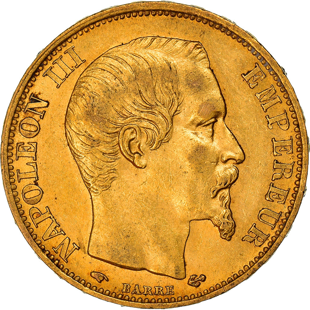 Moneta, Francia, Napoleon III, Napoléon III, 20 Francs, 1860/50, Paris, BB+