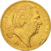 France, Louis XVIII, 20 Francs, 1824, Paris, TTB, Or, KM:712.1, Gadoury 1028